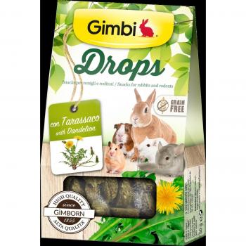 Snack Gimbi Drops Diente De León Para Roedores 50 Gr.