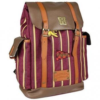 Cerdá - Mochila Casual Travel de Harry Potter de Rayas Rojas - Mochila 42 cm | Licencia Oficial Disney Studios