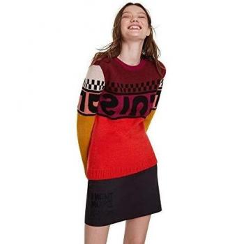 Desigual Ottawa Colourblock - Suéter para mujer