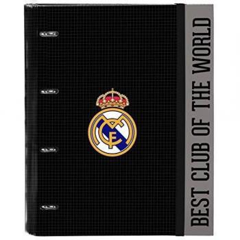 Carpeta 4 Anillas de 30mm de Real Madrid con 100 Hojas A4