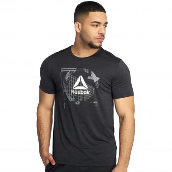 Reebok WOR ACTIVCHILL GRAP Camiseta, Hombre, Negro, L