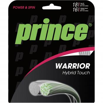 Prince Warrior Cuerdas Hybrid Touch, Plata/translúcido, 12 m, 0085250148900005