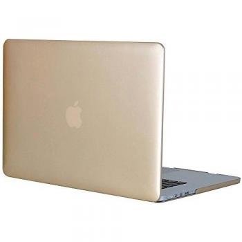 Topideal - Carcasa rígida de goma mate sedoso Satins Soft-Touch carcasa rígida para Apple 15,4 /Macbook Pro de 15 con pantalla retina