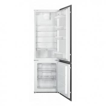 Frigorífico Combinado Integrado Smeg C41721E, 269 L, Clase E, Ventilado No Frost, Blanco