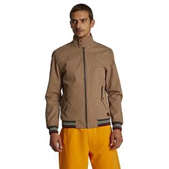 Chaqueta La Martina Corte Regular con Cuello Alto y Cierre a Botones TMO008-PP579 para Hombre - Color Marrón - Talla 2XL
