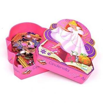 Djeco DJ07232 Cinderella Silhouette Puzzles, Mixed