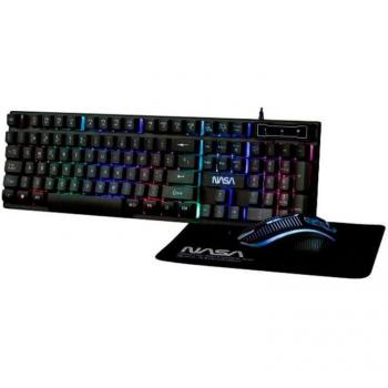 Kit Gaming Pegasus 3 en 1 con Teclado, Ratón y Alfombrilla