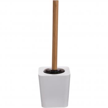 Escobilla de baño de bambú blanco - Colección 'Natureo'