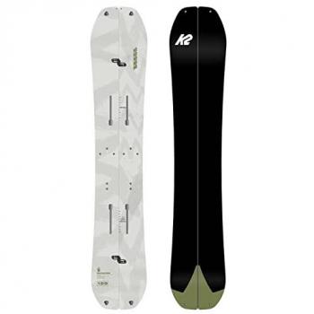 K2 Marauder Split 162 con pieles de ascenso y pucks, tabla de snowboard blanca para hombre
