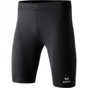 Erima Laufhose Basic kurz - Pantalones cortos de running para hombre, color negro, talla 116 cm