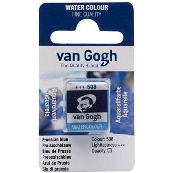 Van Gogh Watercolor Half Pan Prussian Blue