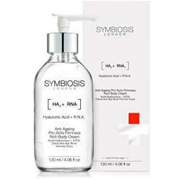 SYMBIOSIS LONDON | [ R.N.A. + Ácido Hialurónico ] Crema Corporal Firmeza Antiedad | 1x120mL