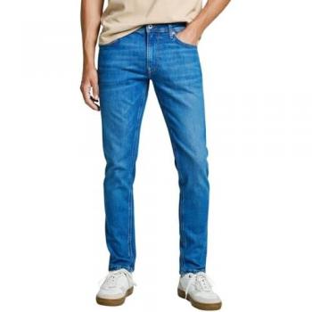Jeans Tapered para Hombre Pepe Jeans - Denim Desgastado, Ajuste Perfecto, Tejido Elástico, Sostenible