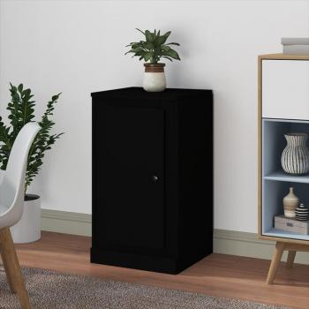 Armario negro de madera multicapa 37,5x35,5x67,5 cm
