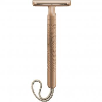 Maquinilla de Afeitar Clásica Merkur 38C Barber Pole con mango negro y diseño elegante, fabricada en acero inoxidable, sistema de doble filo para un afeitado apurado y suave, ideal para aficionados al afeitado