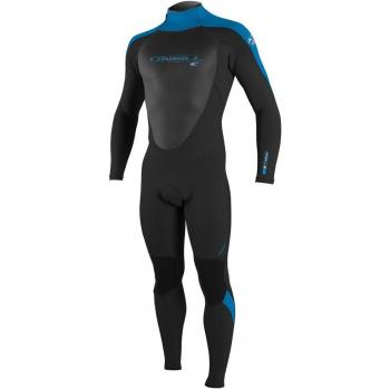 2017 O'Neill Epic 5/4mm Back Zip GBS Wetsuit BLACK / BRITE BLUE 4217 Wetsuit Sizes - Small Tall