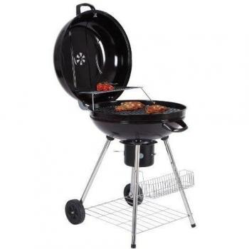 Ultranatura Barbacoa esférica Pasadena con recogedor de cenizas desmontable - 67 x 58 x 88 cm