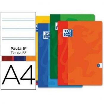 Oxford - Libreta escolar 48 h din a4 2 rayas pauta