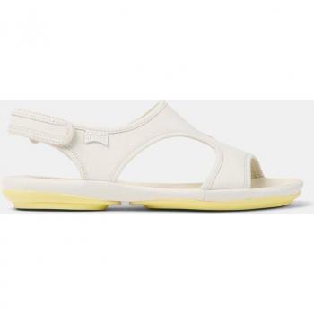 CAMPER Right - Women's White Sandals in Smooth Leather, Size 36