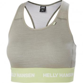 Sujetador Helly Hansen W Lifa Merino Midw Bra gris - L, tipo de producto: sujetador deportivo, características: tejido Lifa Merino que combina lana merina y poliéster para una excelente gestión de la humedad y confort