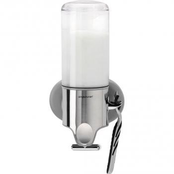 Dosificador de Pared para Jabón Líquido Simplehuman - 444 ml - Acero Inoxidable Cepillado
