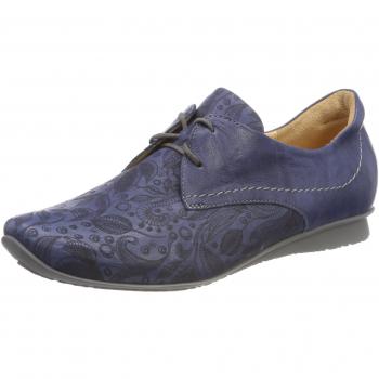 Think Chilli_282102, Zapatos de Cordones Brogue para Mujer, Azul