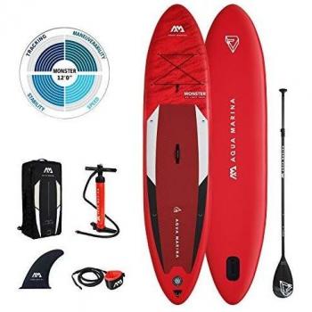 Aquamarina Monster 12’0” Tabla Sup, Adultos Unisex, Multicolor, Uni
