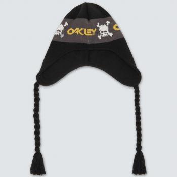 Gorro TC Skulls Flaps Oakley - Beanie, color Blackout, talla única