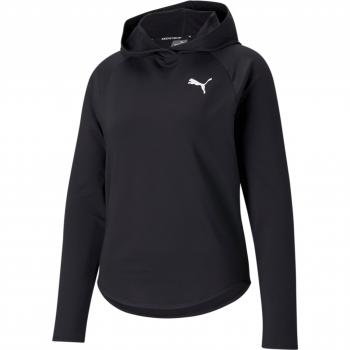Puma Women's Active Hoodie Sweatshirt in Black