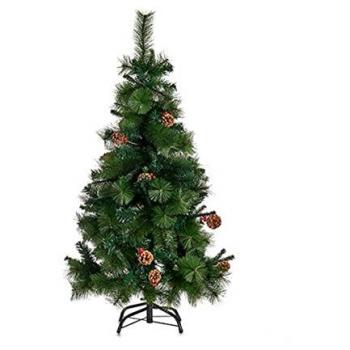 Krist+ Árbol de Navidad Rojo Metal Verde Plástico (Ø 80 x 180 cm)