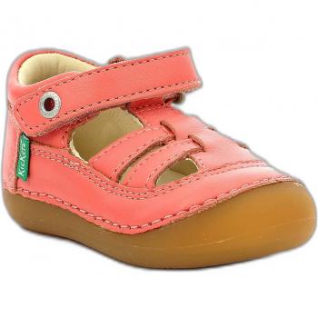 Kickers SUSHY Sandalia Plana bebé niña Dorado hasta talla 30