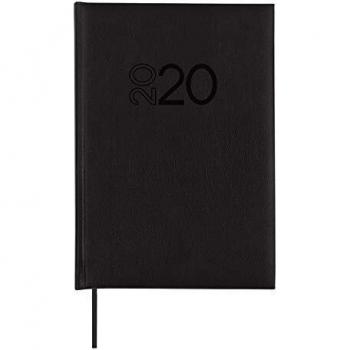 Finocam - Agenda 2020 1 día página Dynamic Milano Negro catalán - 14.3 x 21 cm