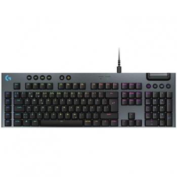Teclado Gaming Logitech G915 X USB QWERTY Nórdico Retroiluminado Mecánico Táctil Negro