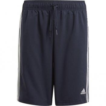 Pantalón Corto Adidas Essentials 3 Bandas para niños en color azul