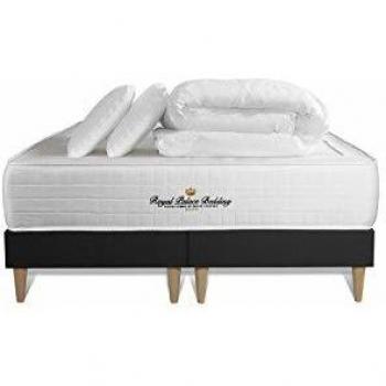 Pack Colchón Windsor Negro de Muelles Ensacados y Viscoelástica 180 x 200 cm - Altura: 26 cm