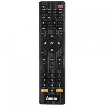 Mando Universal Hama 8 en 1 para Smart TV, IR Inalámbrico, Compatible con AUX1, CABLE, DVD/Blu-ray, SAT, TV y VCR