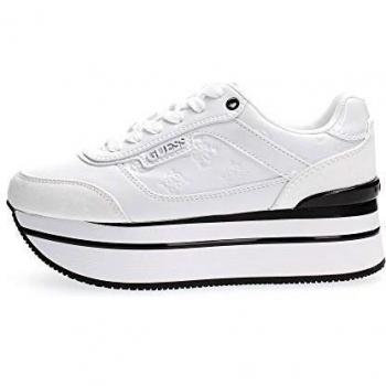 Guess Women's Low-Top Sneakers Hansin in White, Size 10 US