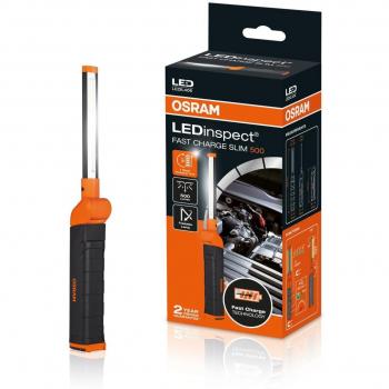 Lámpara de mano OSRAM LEDIL406, inspección Delgada, 5700K, luz de Trabajo LED Flexible, magnética y Recargable