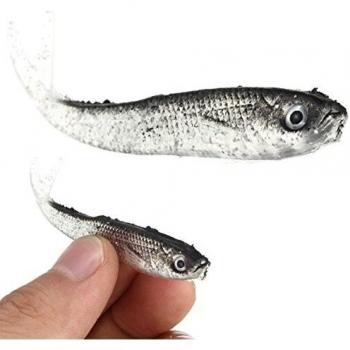 75mm de silicona suave Toyito cebo de peces de agua salada seÐuelos de pesca de los trastos