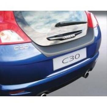 RGM Protector del Parachoques Trasero ABS Compatible con Volvo C30 Negro