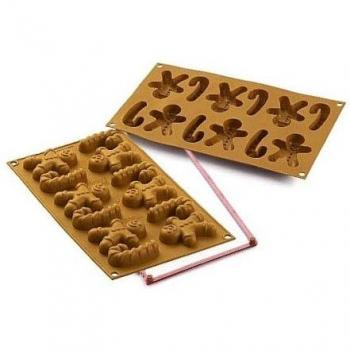 Molde de Silicona para Galletas y Mini Postres Silikomart Mr. Zenzy