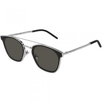 Saint Laurent SL 28 METAL SILVER BLACK/GREY unisex Sunglasses