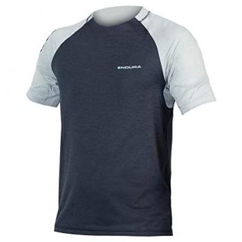 Camiseta de Ciclismo Endura Singletrack de Manga Corta para Hombre en Color Azul - Talla XXL