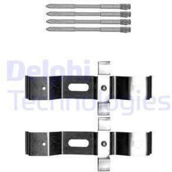Kit de accesorios DELPHI LX0628, pastillas de frenos