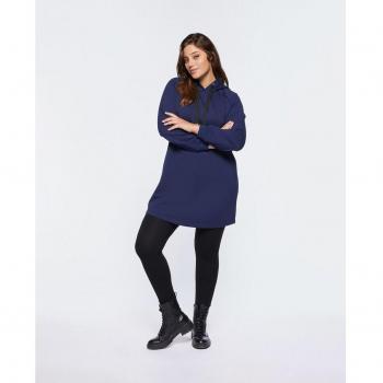 Leggings de mujer en color liso con cintura elástica plana