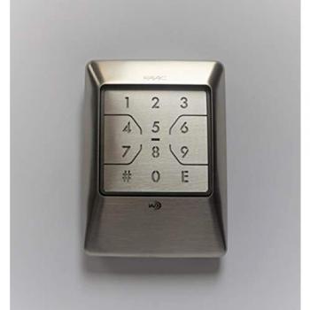 Teclado Numérico Inalámbrico 868 MHz Acero Inoxidable Faac XKP W 404038