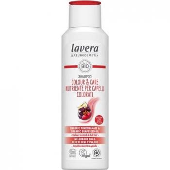 Lavera Champú Color Radiante 250ml - Champú nutritivo para cabello teñido, fórmula que proporciona un color radiante y cuidado intensivo, envase de 250 ml