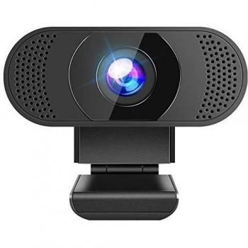 Anykuu Webcam Full HD 1080P PC con Micrófono Plug and Play USB Cámara Web para Computadora Portátil Ordenador Sobremasa para Videollamadas Conferencias Grabación