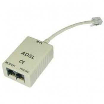 Lindy 75109 - Dispositivo Módem ADSL, Tono Beige