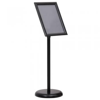 A4 Black Aluminum Alloy Poster Stand